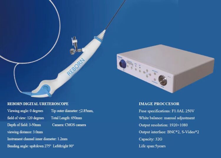 Disposable Digital Flexible Ureteroscope/Single-Use Digital Flexible ...